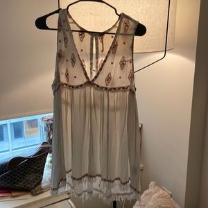 Free People bohemian Chloe white